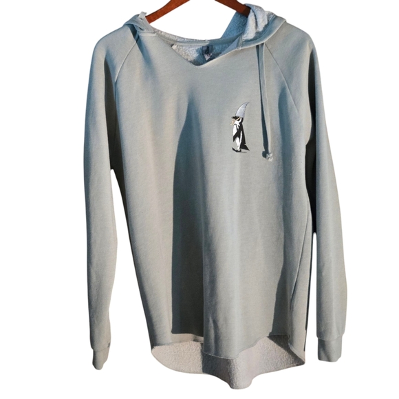 Independent Trading Company Hoodie Graphic Sweatshirt Light Sage Women size L - Picture 5 of 14